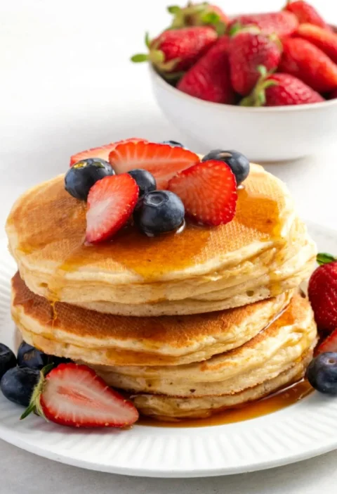 High-Protein Cottage Cheese Pancakes
