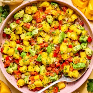 Mango Avocado Salad with Honey Lime Dressing