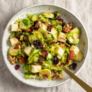 Shaved Brussels Sprouts Salad