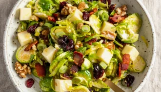 Shaved Brussels Sprouts Salad