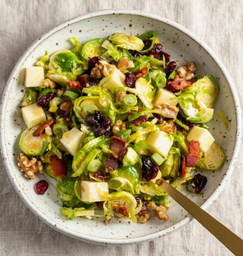 Shaved Brussels Sprouts Salad