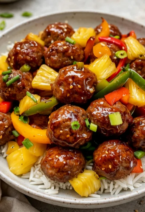 Sweet and Sour Meatballs