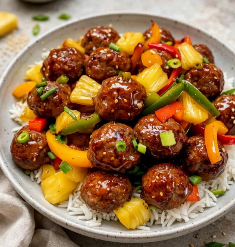 Sweet and Sour Meatballs