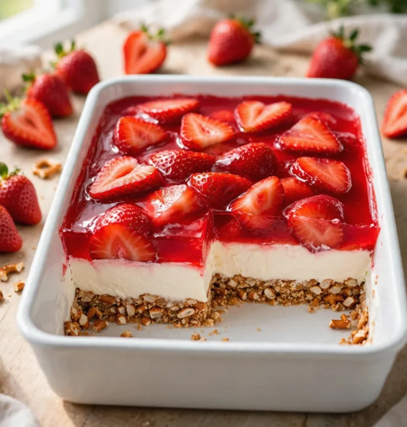 strawberry pretzel salad