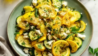 Yellow Squash with Feta