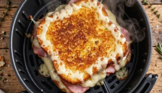Air Fryer Ham & Cheese Toasties