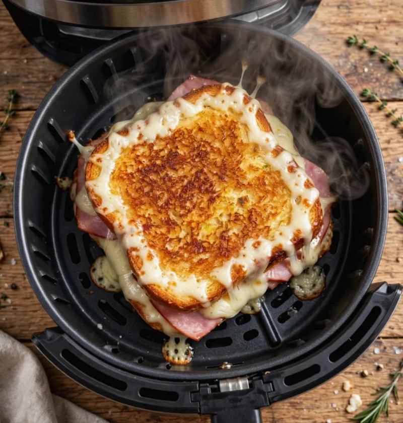Air Fryer Ham & Cheese Toasties