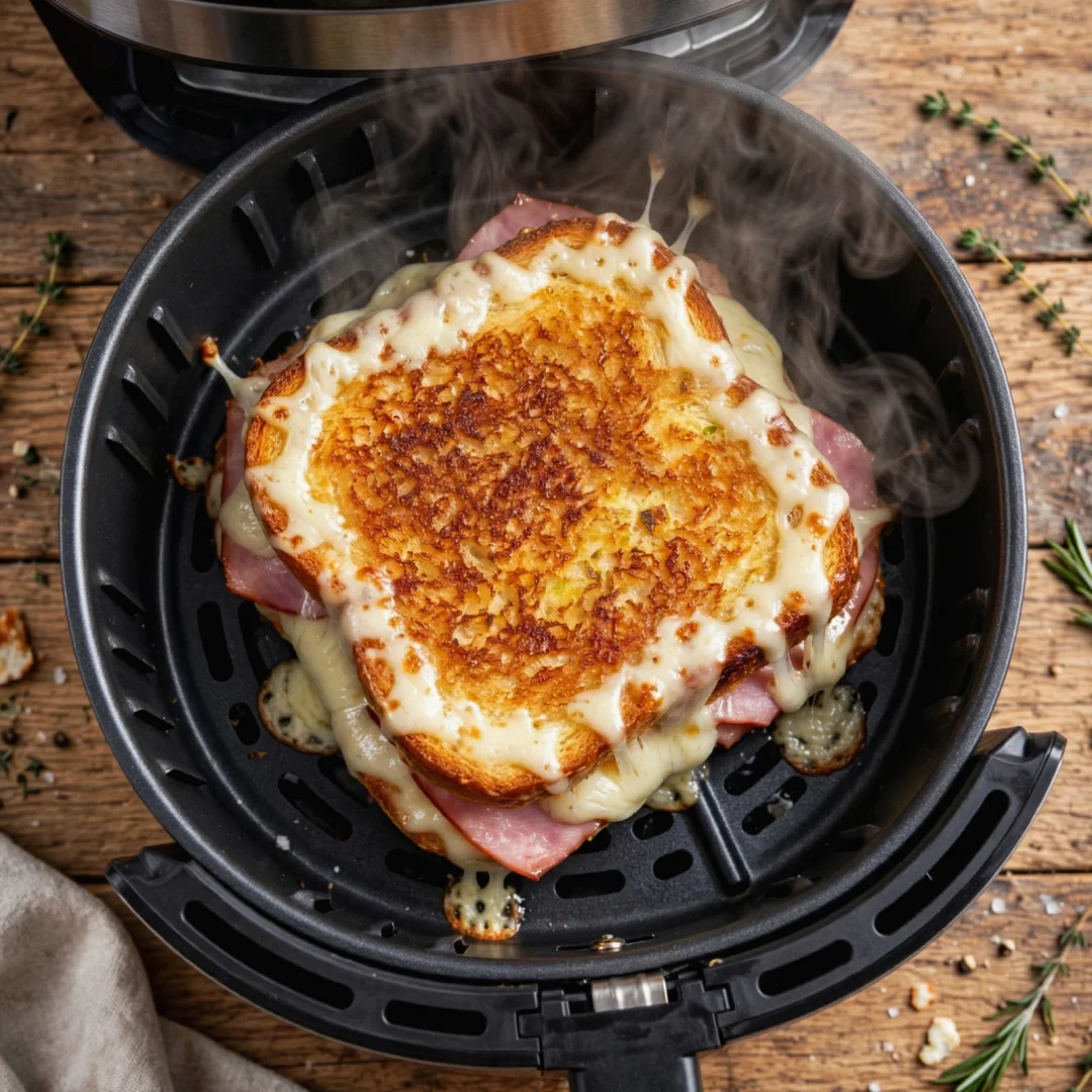 Air Fryer Ham & Cheese Toasties