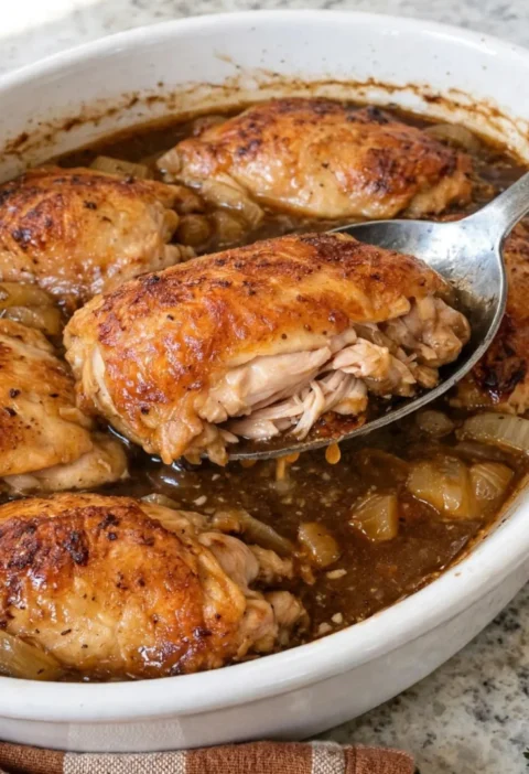 Aunt Ruth's baked chicken thighs