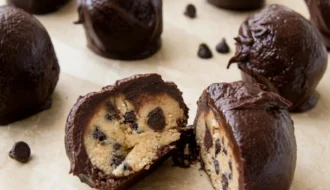 Chocolate Covered Cookie Dough Bites