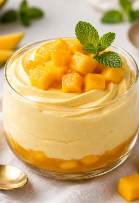 Creamy Mango Mousse