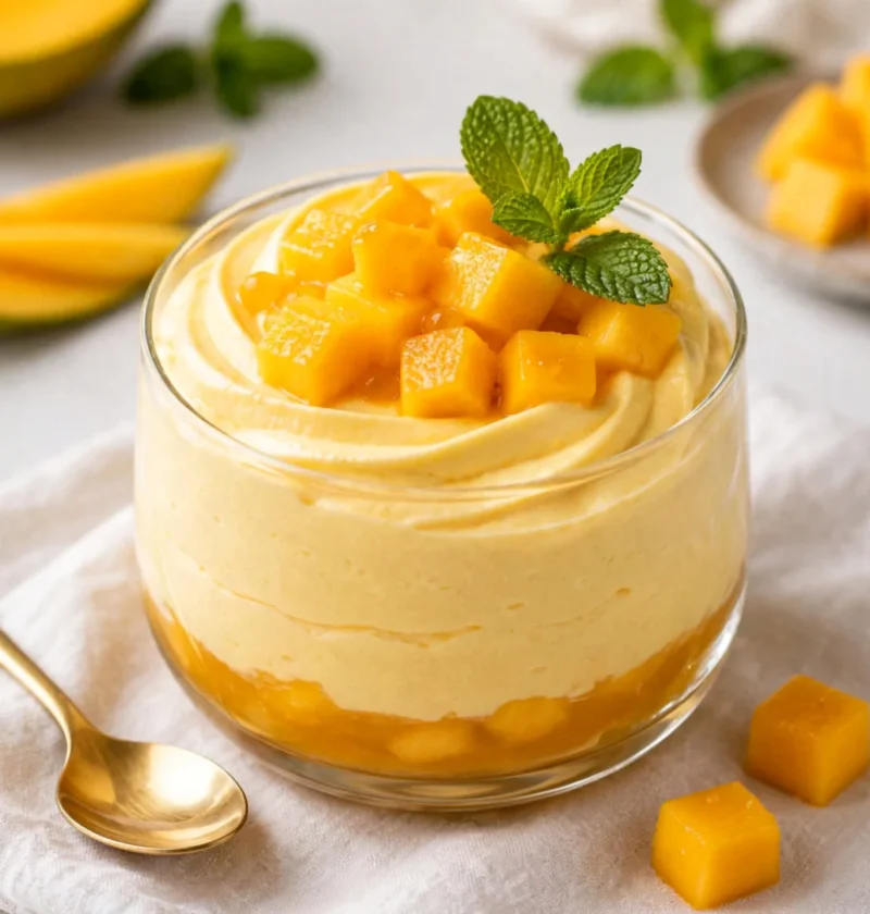 Creamy Mango Mousse