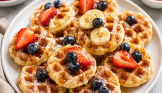 Crispy Mini Waffles