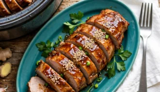 Crockpot Asian Pork Tenderloin