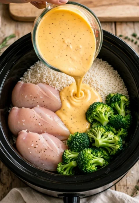 Crockpot Cheesy Chicken