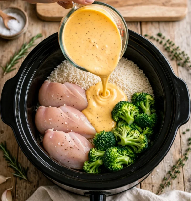 Crockpot Cheesy Chicken