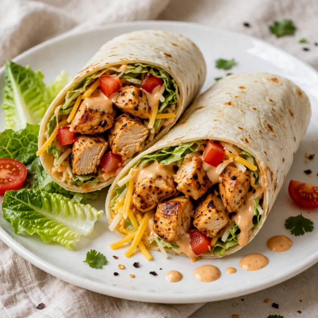 Easy and Delicious Chipotle Chicken Wraps - Easy and Delicious Chipotle Chicken Wraps