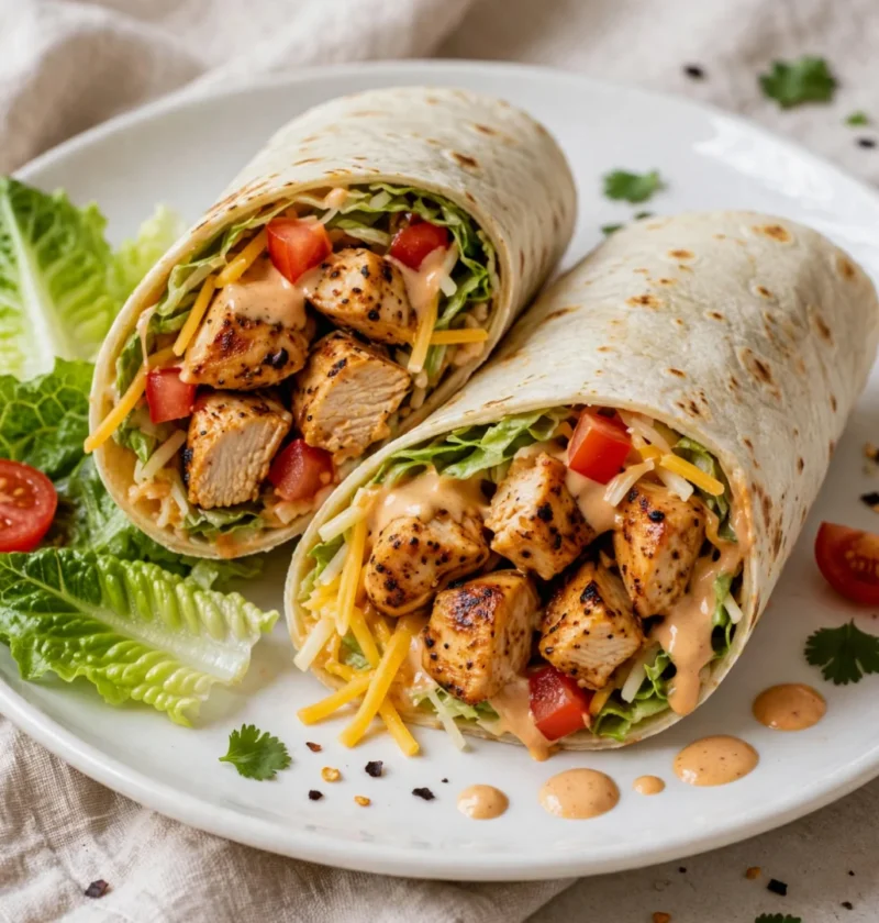 Easy and Delicious Chipotle Chicken Wraps
