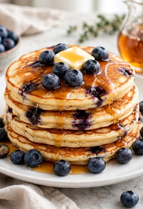Easy Blueberry Pancakes