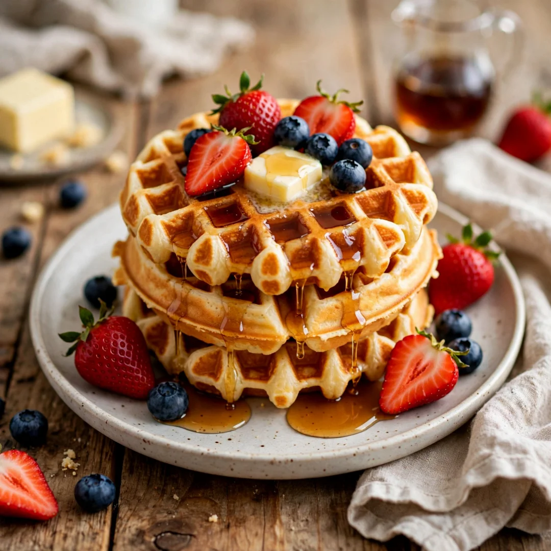 Easy Buttermilk Waffles – Fluffy and Delicious