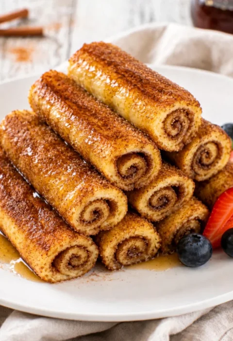 Easy Cinnamon French Toast Rolls