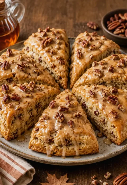 Easy Maple Pecan Scones