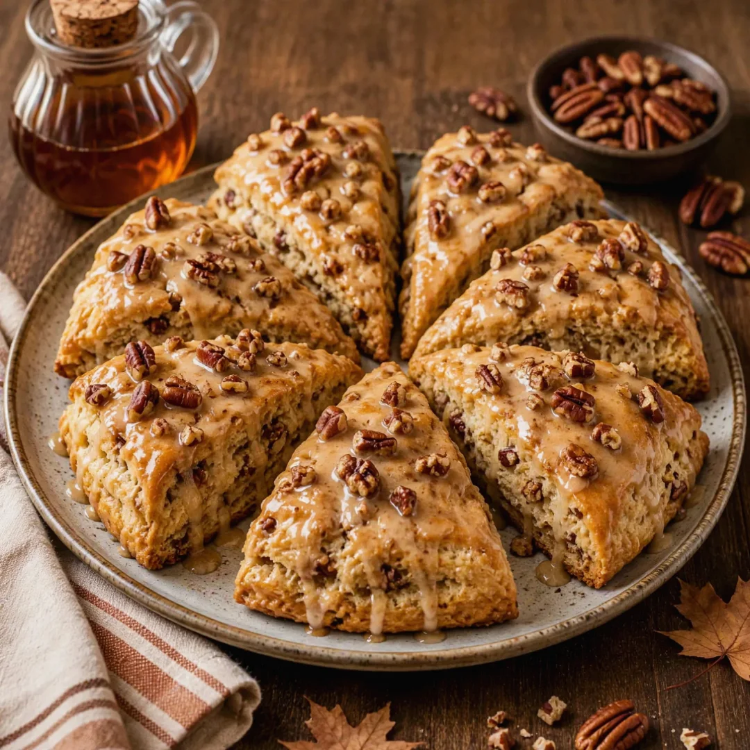 Easy Maple Pecan Scones