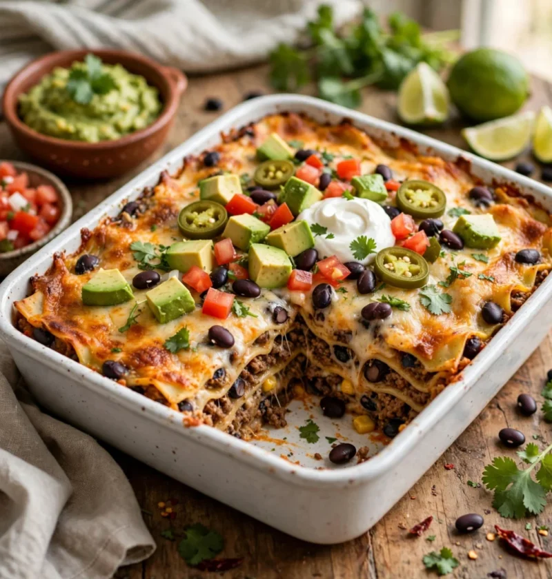 Easy Mexican Lasagna