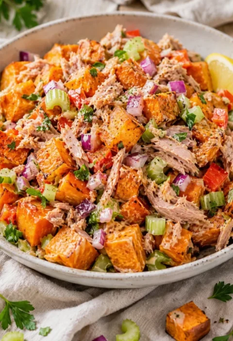 Easy Sweet Potato Tuna Salad