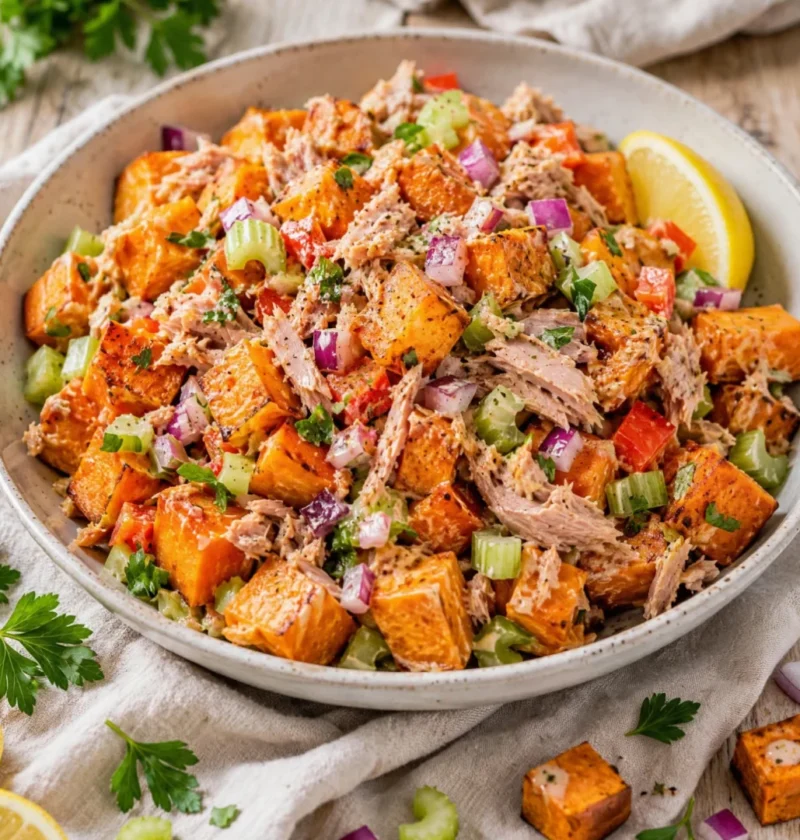 Easy Sweet Potato Tuna Salad