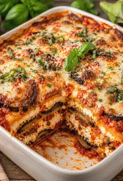 Eggplant Parmesan Lasagna
