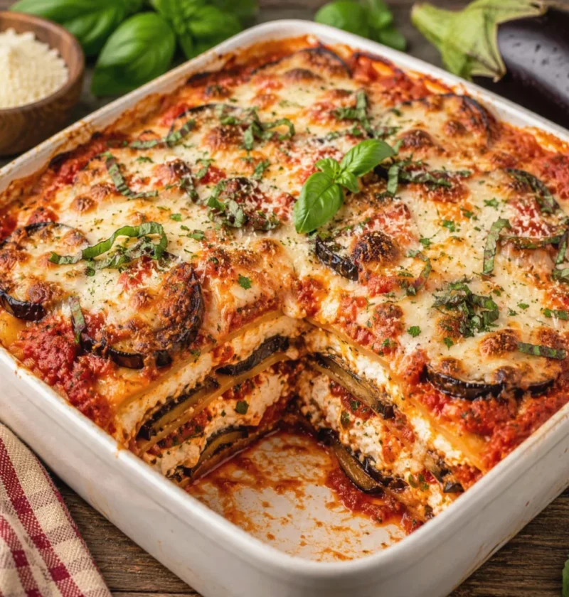 Eggplant Parmesan Lasagna