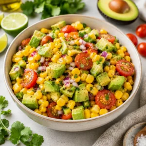 Fresh Corn Salad with Avocado – Easy and Flavorful