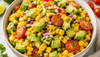 Fresh Corn Salad with Avocado
