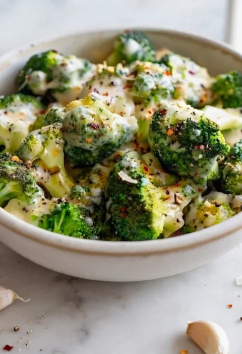 Garlic Parmesan Broccoli