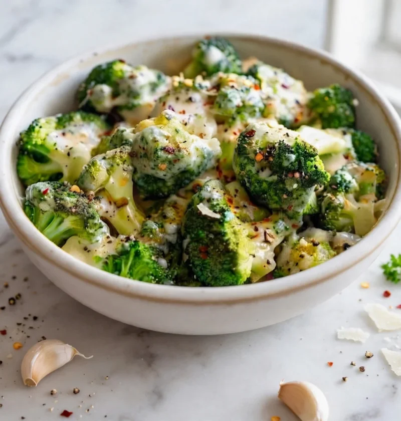 Garlic Parmesan Broccoli
