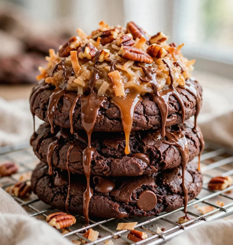 German Chocolate Cookies