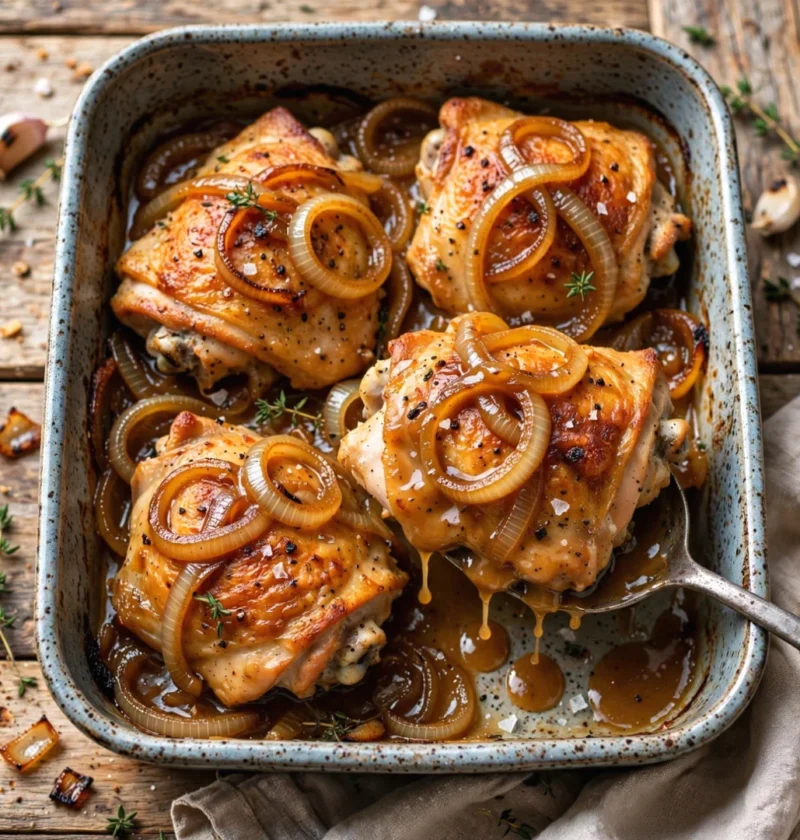 Golden Baked Chicken Thighs