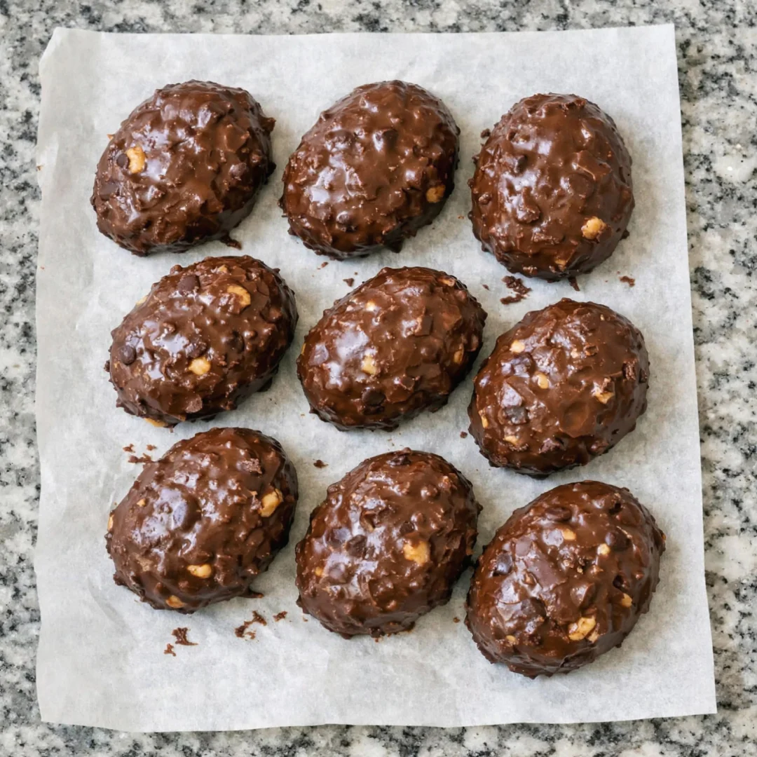 Grandma’s Secret No-Bake Chocolate Walnut Clusters