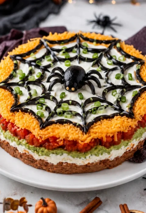 Halloween Taco Dip