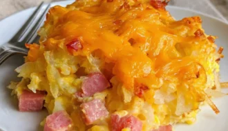 Ham Hash Brown Casserole