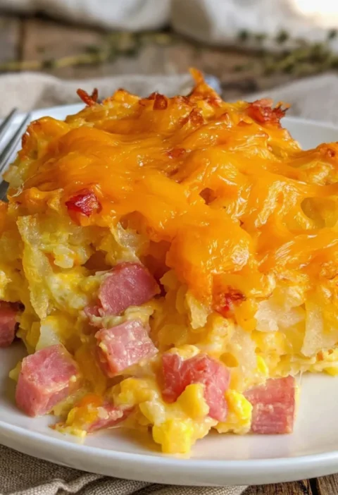 Ham Hash Brown Casserole