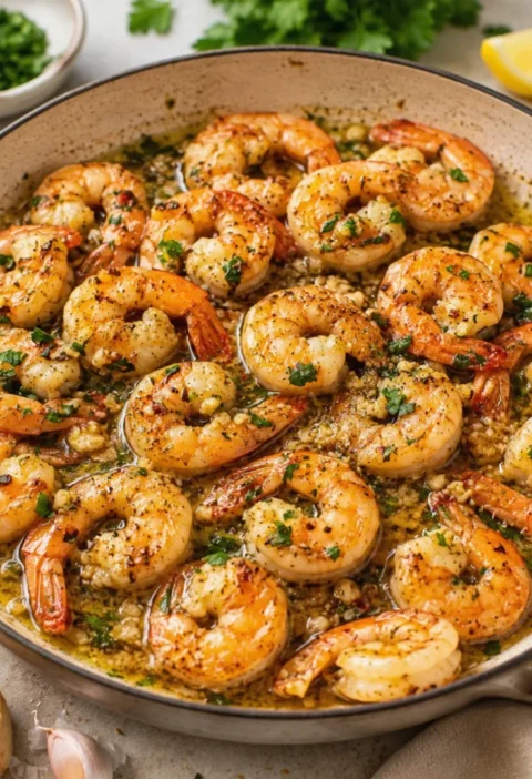 Juicy Garlic Butter Shrimp