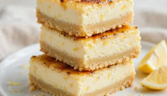 Lemon Creme Brulee Bars