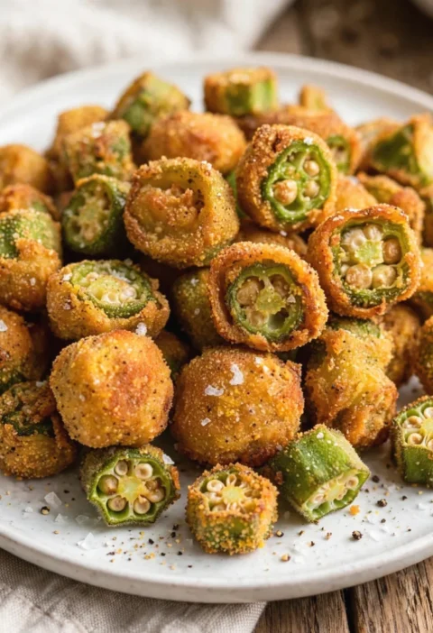 Old Fashioned Pan Fried Okra
