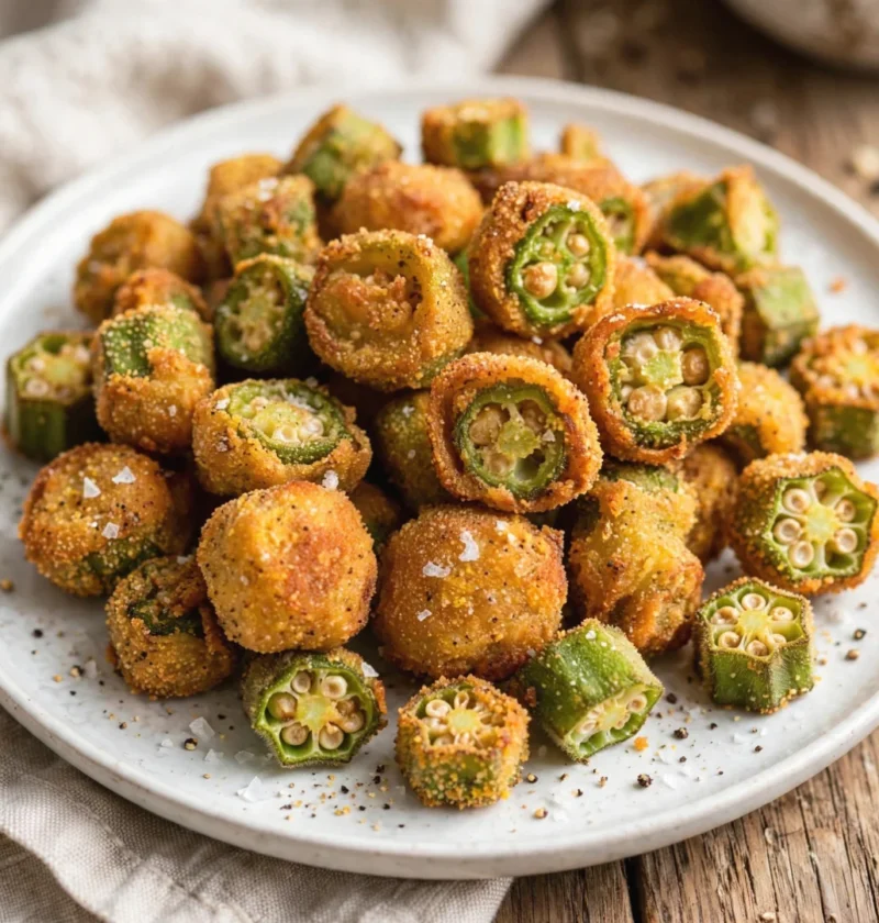 Old Fashioned Pan Fried Okra