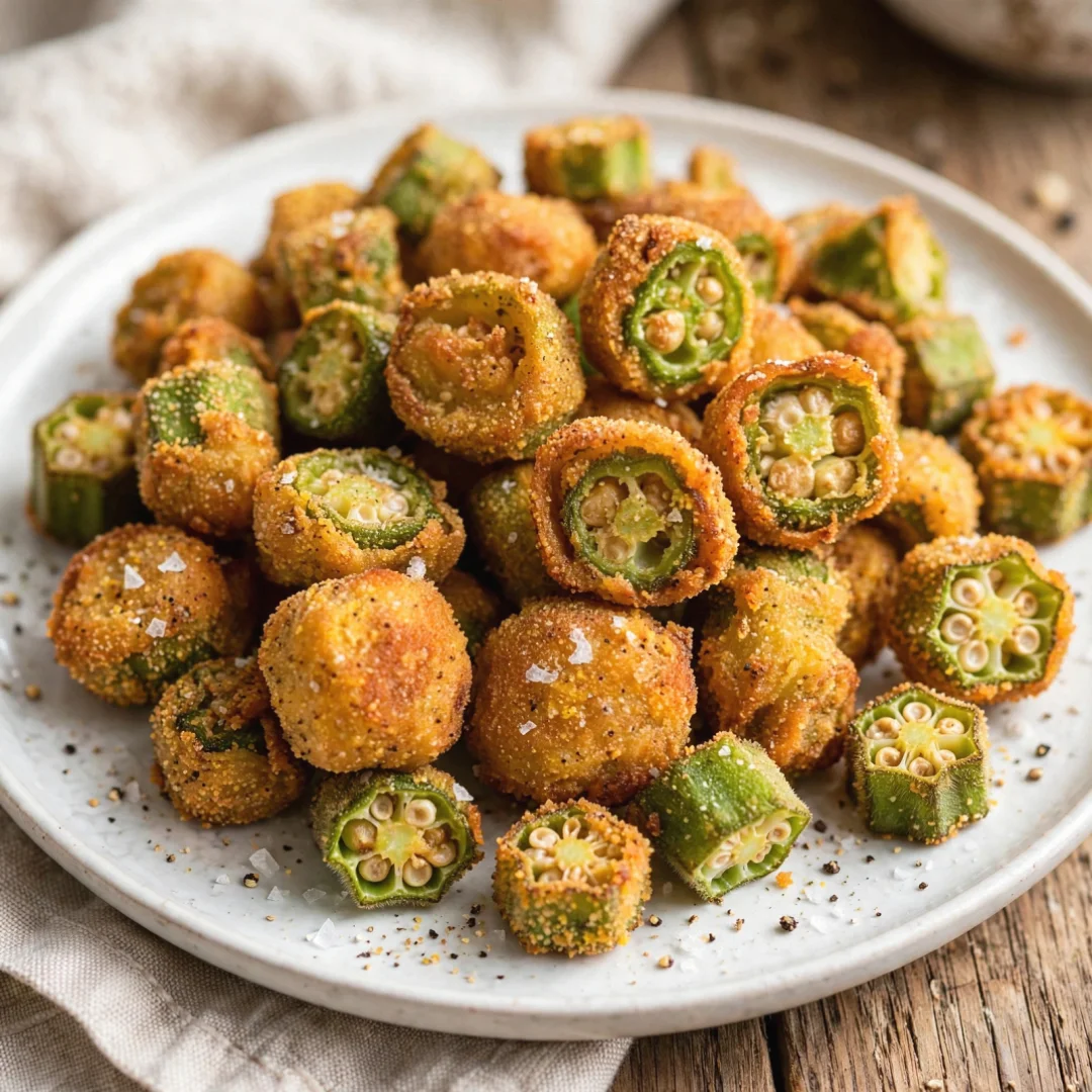 Old Fashioned Pan Fried Okra