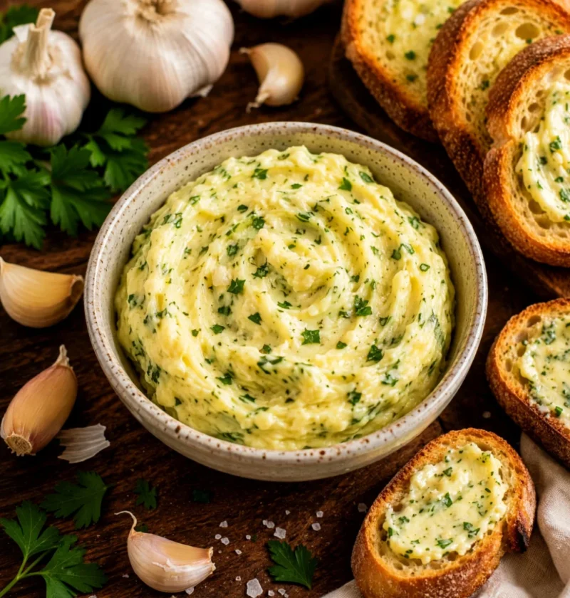 Rich Homemade Garlic Butter