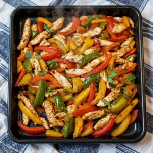 Sheet Pan Chicken Fajitas
