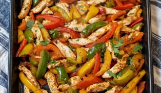 Sheet Pan Chicken Fajitas